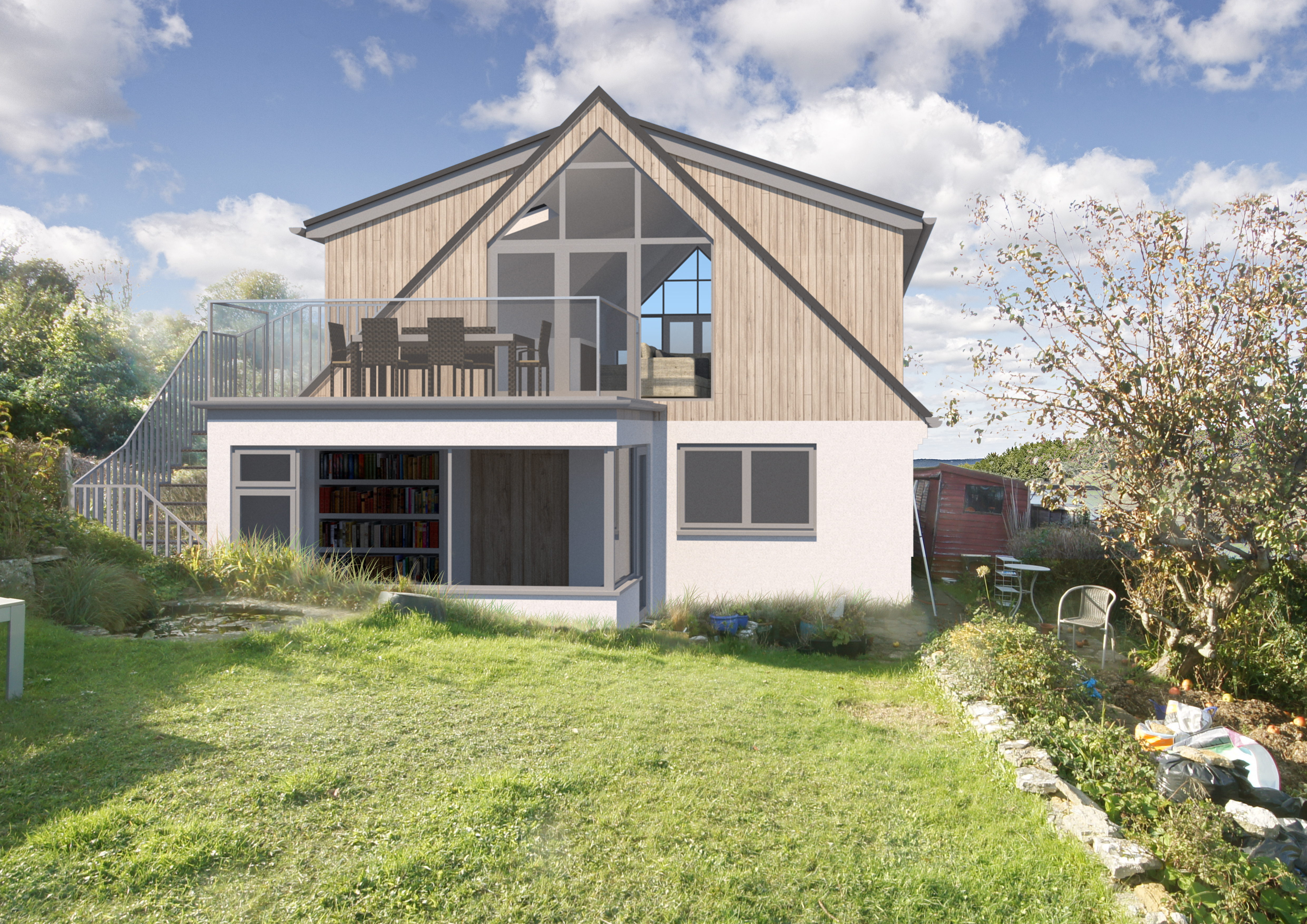 Planning Render Rear R3